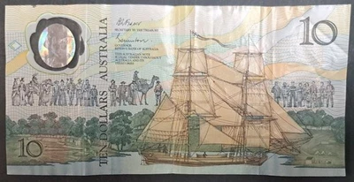nd (1988) Australia 10 Dollars P49a AB20640264, 200 Years British Settlement. - Image 1 of 2