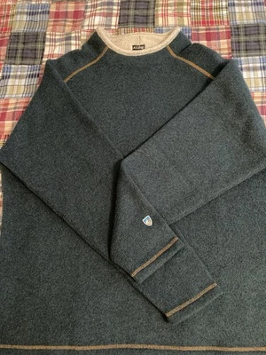 Kuhl Men's Stovepipe Alfpaca Fleece Pullover Sweater Blue Size XXL Excellent - Image 1 of 4