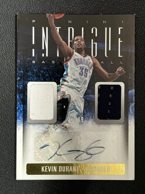 2013 Panini Intrigue Kevin Durant Dual Jersey Auto 25/49#Z - Image 1 of 2