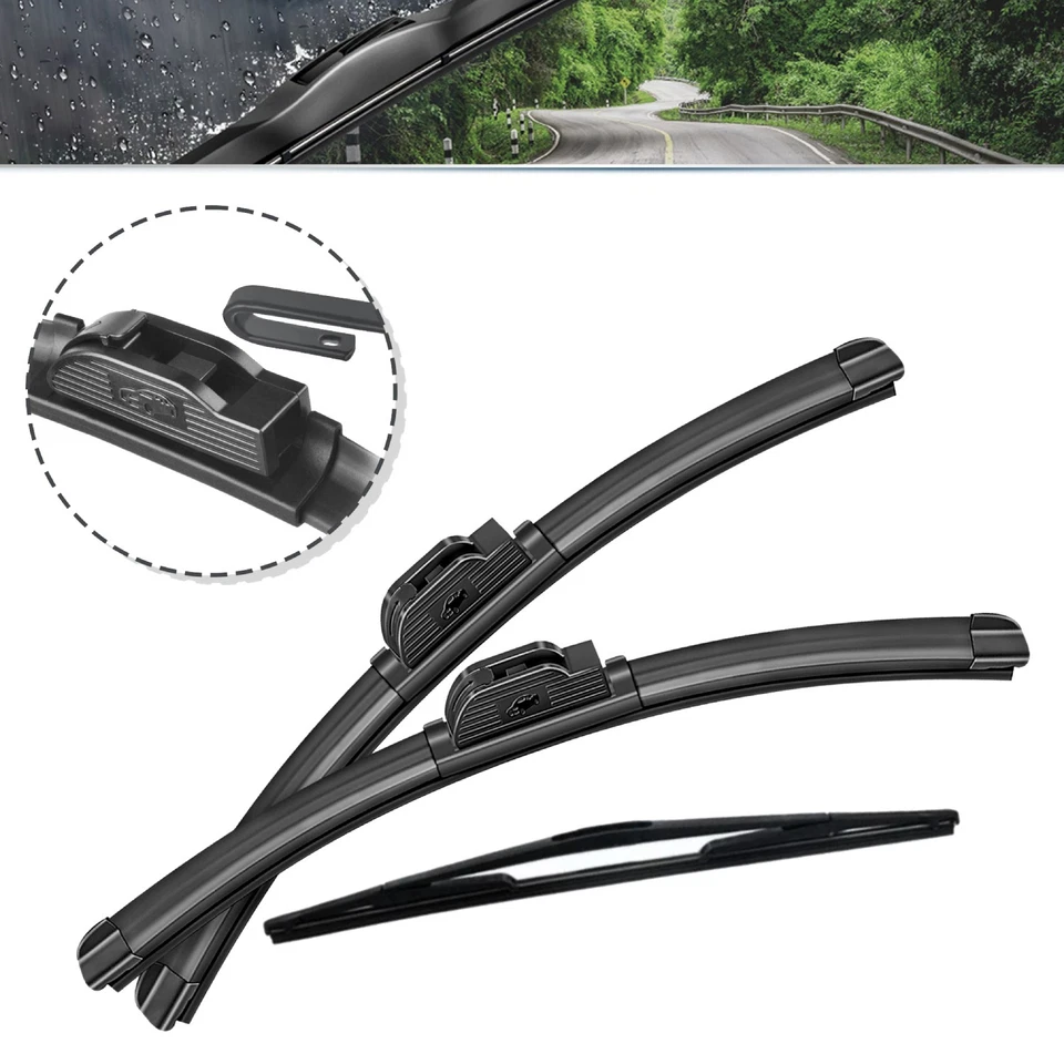 SOCOOL 22"20"14" Front Rear Wiper Blades Fit for 2004-2003 Subaru Legacy, 3pc Foto 1 de 4