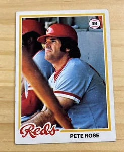 1978 Topps Baseball Pete Rose # 20 Cincinnati Reds MLB HIT KING VG - Picture 1 of 3