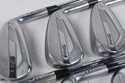 Ping G700 Irons / 5-PW+GW / Black Dot / Regular Flex Ping AWT 2.0 Shafts - Image 1 of 4