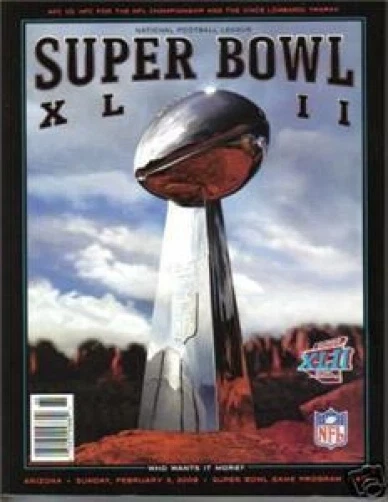 Superbowl XLII NEW Game Program NY GIANTS Super Bowl 42 Magazine NFL Memorbilia - Image 1 of 1