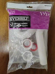 Sink Drain P-Trap with Reversible J-Bend 1-1/2" Everbilt - Picture 1 of 1
