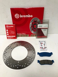 Brembo Bremsscheibe Bremse hinten + Bremsbeläge Yamaha YZF-R1 1000 RN09 K2 K3 - Picture 1 of 4