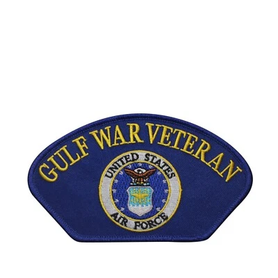 US Air Force Gulf War Veteran Embroidered Iron On Patch - 27-I - Image 1 of 2