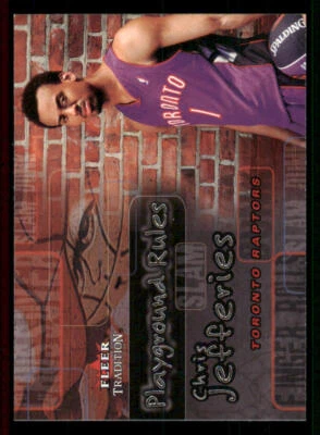 2002-03 Fleer Tradition Playground Rules #18 Chris Jefferies - Image 1 of 2