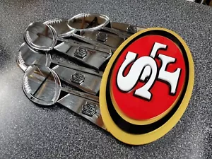 49ers 3D art sign 14 inch new football San Francisco Super Bowl niner Gang - Picture 1 of 14