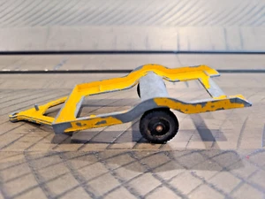 Tootsietoy Racer Trailer 1970-1979 Yellow Vintage Diecast Replica Model Toy - Picture 1 of 6