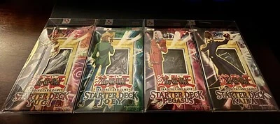 yugioh starter deck yugi, kaiba, joey, pegasus, unlimited, sealed x4, 2002/3 - Bild 1 von 4