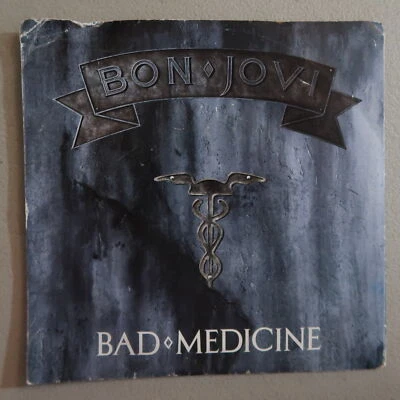 Bon Jovi 99 In The Shade & Bad Medicine Vinyl 45 Mercury VG 6-79 - Image 1 of 4