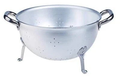 Colapasta In Alluminio Puro Pentole Agnelli Øcm 36x24H TRE PIEDI Professionale - Immagine 1 di 2