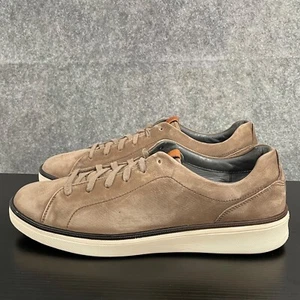 Scarpe da uomo Johnston & Murphy XC4 Foust sneakers stringate in pelle marrone taglia 13M - Foto 1 di 14