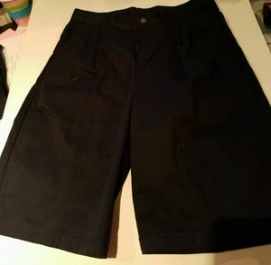Boys Chaps Brand Navy Blue Shorts Pleated Front C861029H Size 12 14 16 18 - Picture 1 of 5