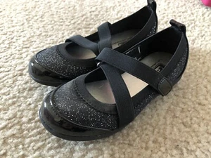 Toddler Girl Mary Janes Black Size 10 - Picture 1 of 3