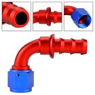 Push on Twist Lock Male Fuel Line Hose End Fitting for Oil Gas AN6 90