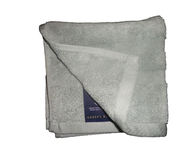 RALPH LAUREN PALMER DESERT SAGE (1) WASHCLOTH FACE CLOTH 13 X 12" - Image 1 of 4