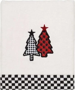 New Avanti Linens - Hand Towel, Soft & Absorbent Cotton Velour, Christmas Decor - Picture 1 of 5