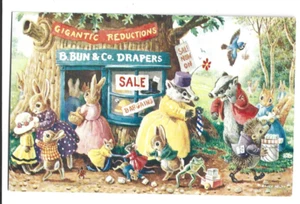 DRESSED FOREST ANIMALS HAVING THE SALE ATB NUN & COMPANY - Picture 1 of 1