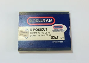 Stellram Posicut ECMT 16 M6 08 G Grade S3x7 P30 (Pack of 5) (EB0-404) - Picture 1 of 2