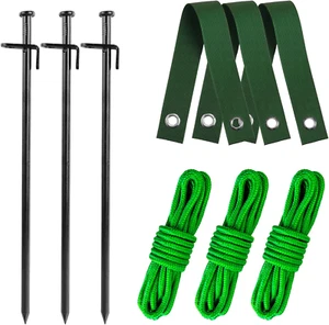 Heavy Duty Tree Stake Kits, Tree Stakes for Young Trees Straightening, Garden... - Picture 1 of 1