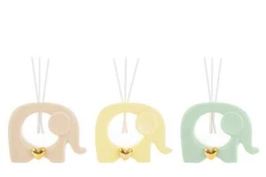 Bomboniera Battesimo Comunione - Profumatore Elefante in Porcellana - Le Stelle - Imagen 1 de 2