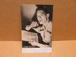 Claude REHAUT carte postale  autographe - Picture 1 of 2
