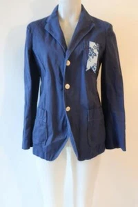 Womens The Gigi Blue 3-Button Blazer Jacket 42 US/6* - Picture 1 of 10