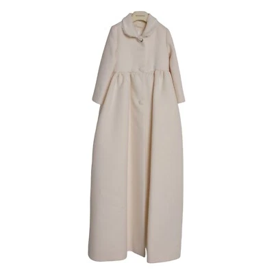 DOLCE & GABBANA Niños Vestido Blanco Lana Bautizo Abrigo s. Etiqueta 6 Años 1500usd Foto 1 de 4