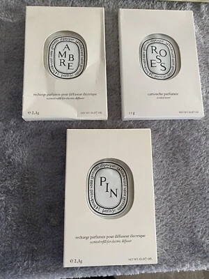 3 scented diptych cartridges for home & car diffusers - Image 1 of 3