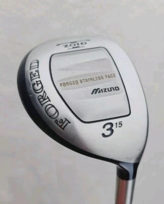 Mizuno T-Zoid Forged 15° 3 Wood Fairway RH 42.5" DG Gold R300U Steel GP TourWrap - Image 1 of 4