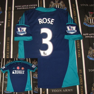 Sunderland Away Football Shirt Jersey 2012 2013 Adidas Danny Rose Size L - Image 1 of 4
