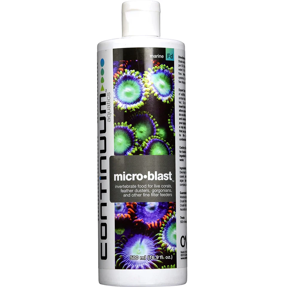 Continuum Aquatics Micro Blast 500ml Invert Food for Filter Feeders