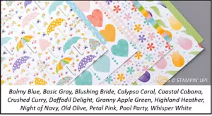 Stampin Up * PLEASED AS PUNCH * DSP- 24 SHEETS 6x6 PAPER- MATCHES MANY PUNCHES! - Picture 1 of 1