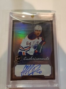 nail yakupov 2013 auto 57/60 The Cup. UPPER DECK CE-NY OILERS NHL HOCKEY