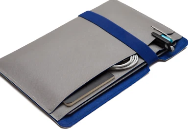 Handmade Sleeve for iPad, Magic/Smart Keyboard Compatible, Pencil Pocket Holder - Image 1 of 4