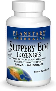 NEW Planetary Herbals Slippery Elm Lozenges 100 Count - Picture 1 of 5