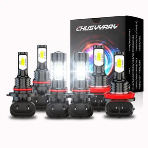 For Toyota Solara 2004 2005 2006 6000K LED Headlight + Fog Light Combo 6x bulbs - Picture 1 of 16