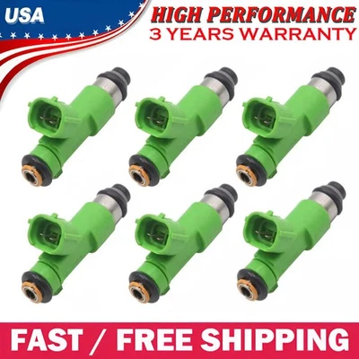 Juego de 6 inyectores de combustible para Nissan Murano 2009-2014 3,5 L FJ1017 16600JK20A Foto 1 de 4