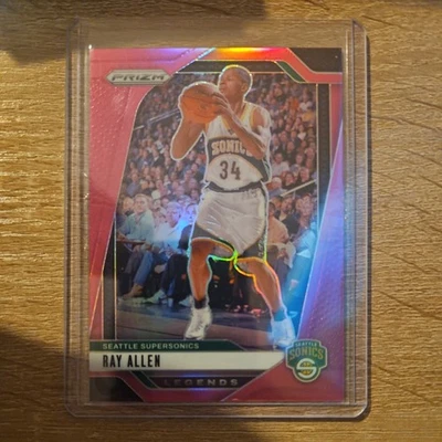 2024–25 Panini Prizm — Legends Ray Allen No300 розовая призма (171/249) Supersonics - Изображение 1 из 3
