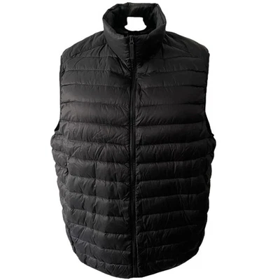 Uniqlo Ultra Ligero Acolchado Abajo Negro Suave Acogedor Chaleco Puffer Talla: 3XL Foto 1 de 4