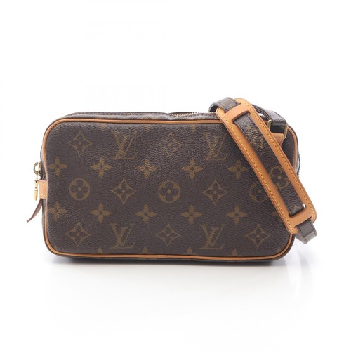 LOUIS VUITTON（LV） Borsa a tracolla Louis Vuitton Marly Bundliere rivestita tela pelle monogramma r27 Ei