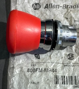 Allen Bradley Push Pull Perilla Roja 800FM-MP44, 40mm, Serie B, Nuevo, Envío Gratis a EE. UU. - Imagen 1 de 6