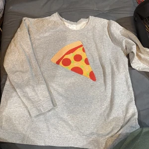 Sudadera grande de pizza para mujer adulta Monica & Andy - Imagen 1 de 4