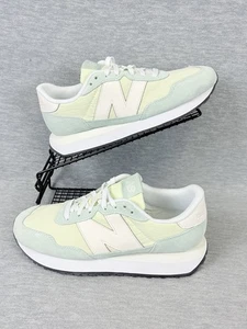 New Balance 237 Laufschuhe Damen 9,5 grün weiß Wildleder Gehen Freizeit - Bild 1 von 13