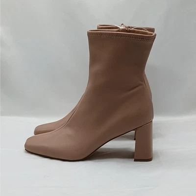 Botas Steve Madden Harli para mujer 9,5 M rubor imitación cuero punta cuadrada caprichoso  Foto 1 de 4