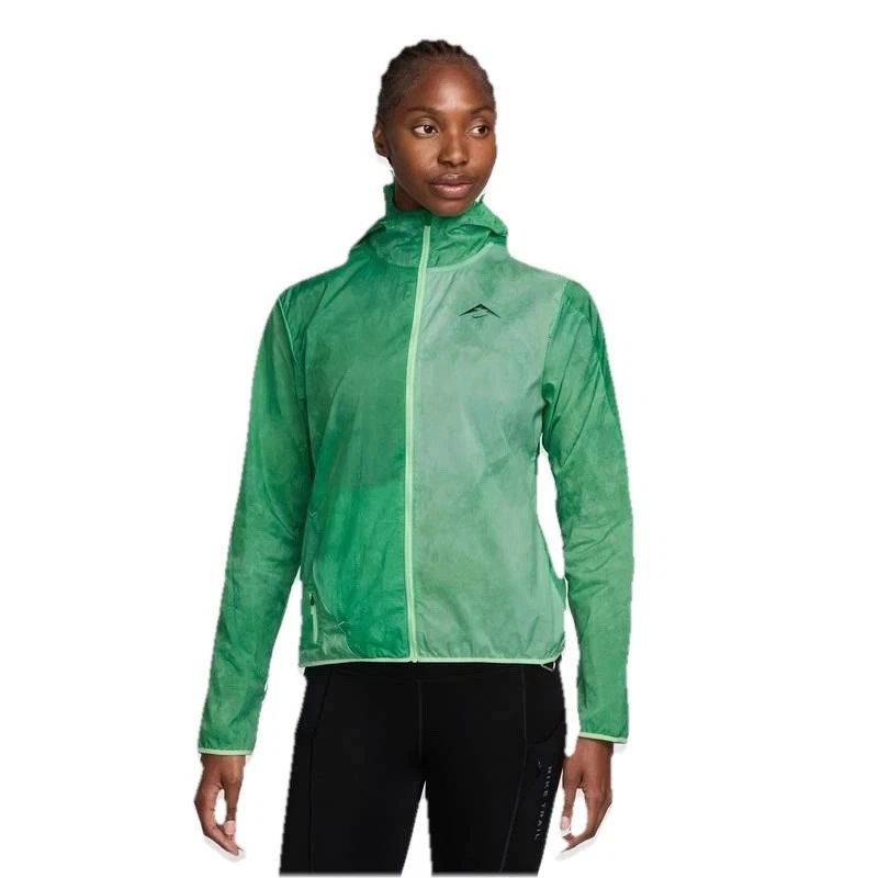 Women’s Size Small Nike Trail Running Jacket Green FN6853-376