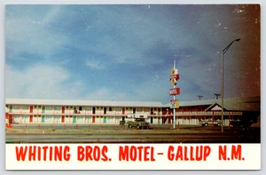 Postkarte Whiting Bros. Motel - Gallup, New Mexico ohne Versand - Bild 1 von 2