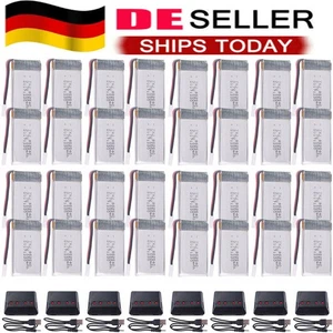 650mAh 3,7V 1S Lipo Batterie mit USB Ladegerät für RC Syma X5 Serial Drohne DHL - Bild 1 von 50