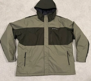 Columbia Jacket Tipton Peak III Omni Tech Hooded Insulated Full Zip Size 3X NWOT - Picture 1 of 16